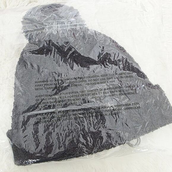Barefoot Dreams CozyChic Cable Knit Beanie Hat Pom Pom Slouchy Brown NWT OS main image 10